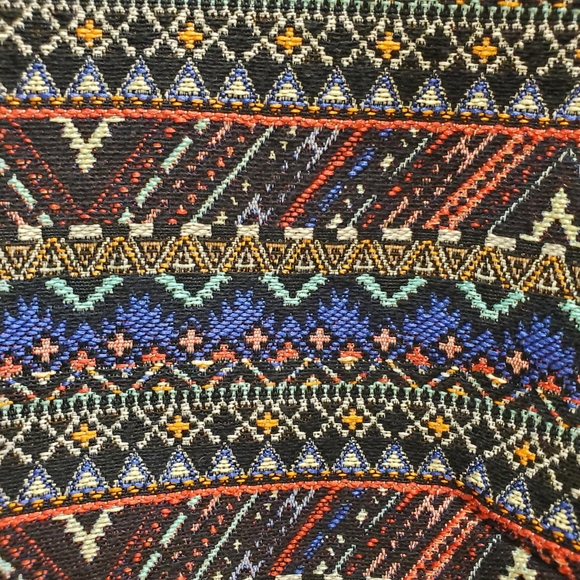 Y2K Jacquard Crop Blazer NWOT Size 8P - Picture 3 of 16